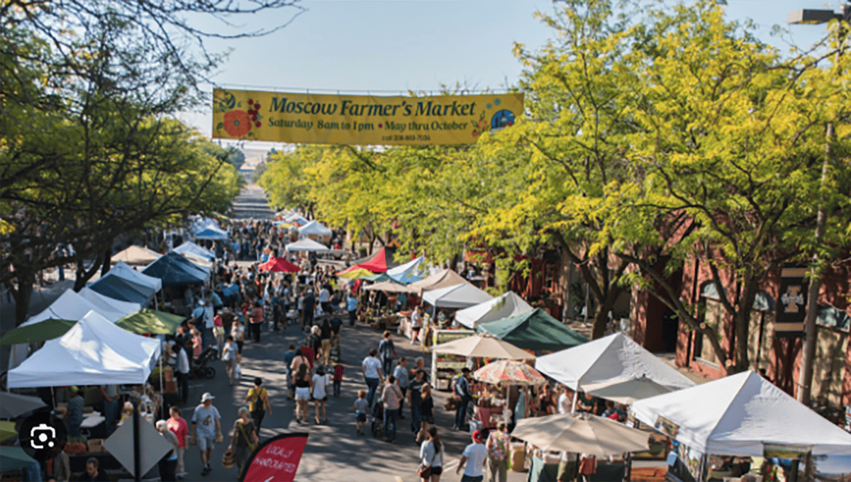 Moscow Farmers Market farmers markets in idaho