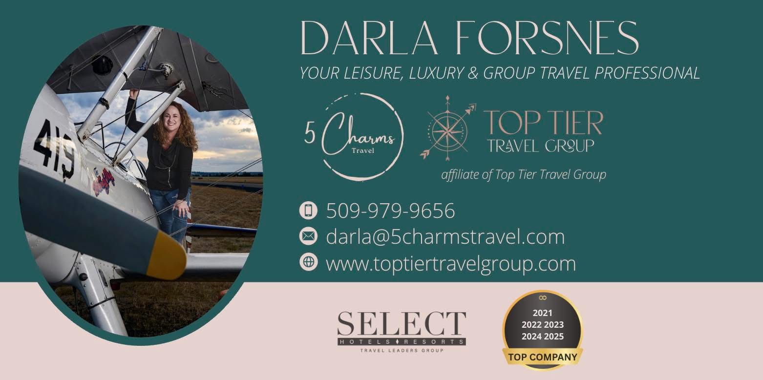 5 charms travel ad